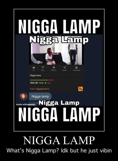 AYO SHE TURNED INTO THE NIGGA LAMP https://t.co/xPy9GynDt4. 10 Dec 2021